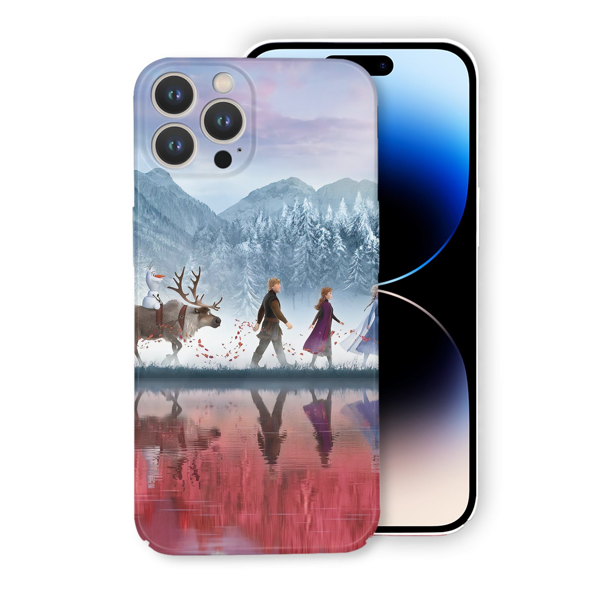 （画像用） アナと雪の女王 アンナ エルサ Frozen Anna Elsa 【iPhone 14シリーズ対応】ハードケース